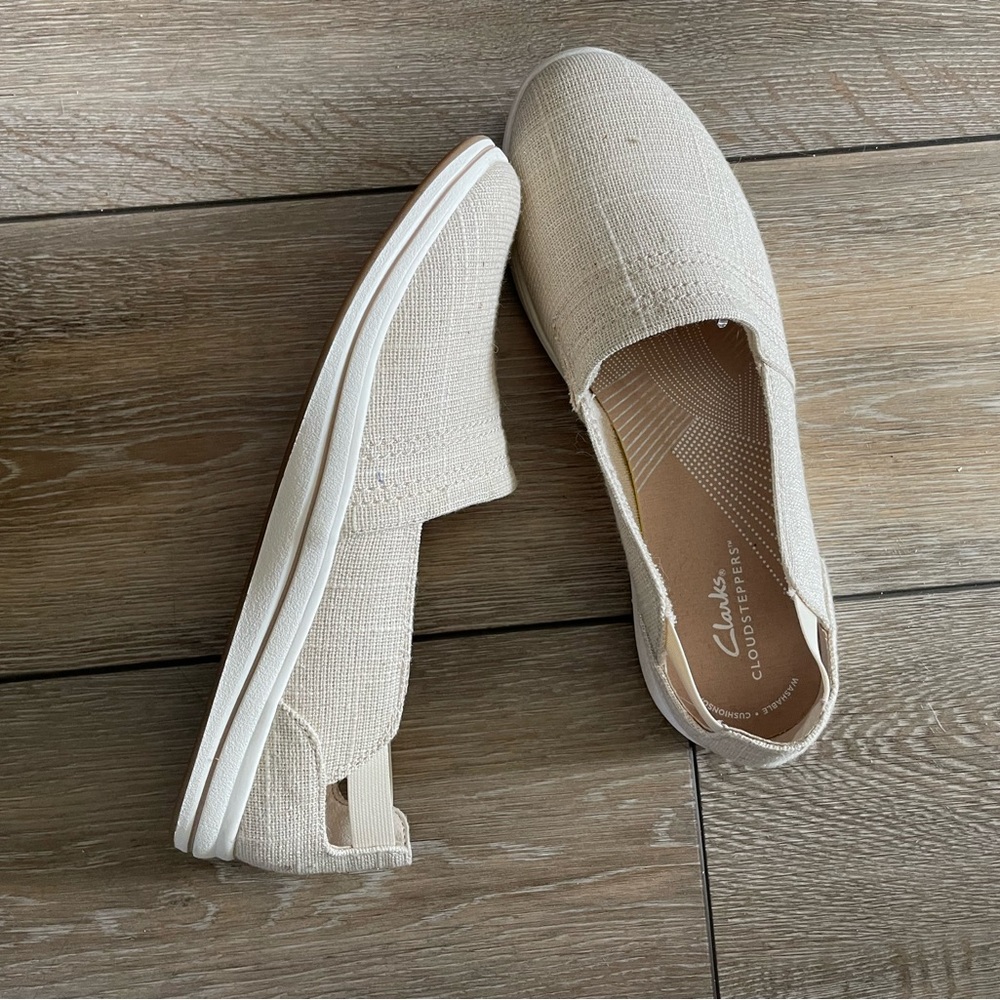 Clark Cloudsteppers loafers slip onstage NEW